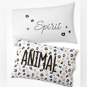Martha Stewart Collection WHIM  "Spirit Animal" Pillowcase PAIR - STANDARD